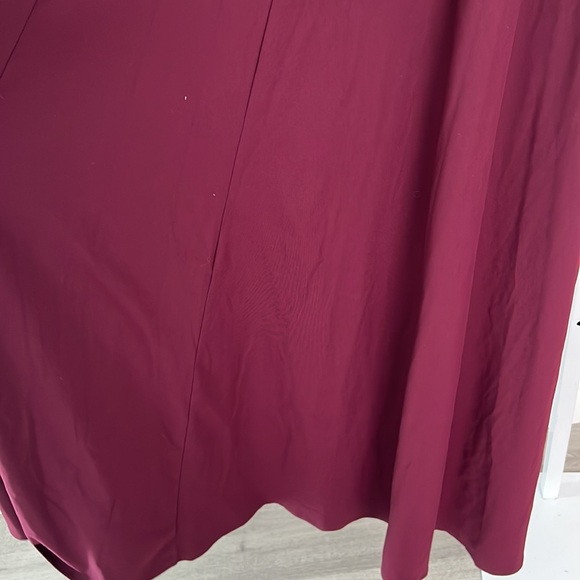 Susana Monaco One Shoulder String Maxi Dress in Port - Picture 7 of 8